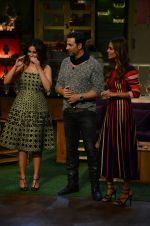 Akshay Kumar, Ileana D_Cruz, Esha Gupta promote Rustom on the sets of The Kapil Sharma Show on 5th Aug 2016